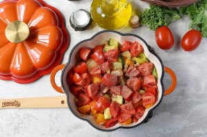 Рагу из тыквы с овощами Рагу из тыквы с овощами
