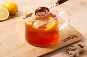 Имбирный чай с медом и лимоном Имбирный чай с медом и лимоном