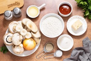 Пицца с грибами